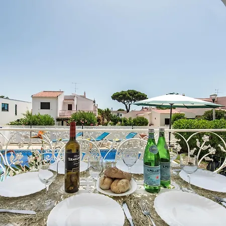 别墅 Charming With Private Pool In Vibrant Vilamoura, Free Ac And Wifi 维拉摩拉